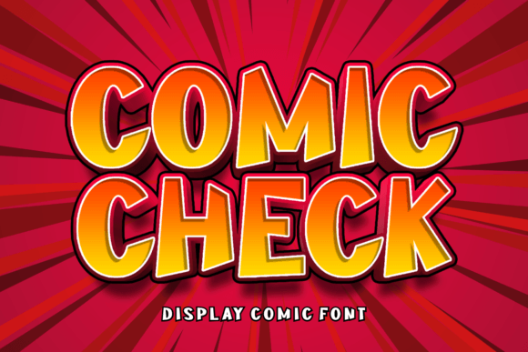 Comic Check: Your Go-To Fun Display Font