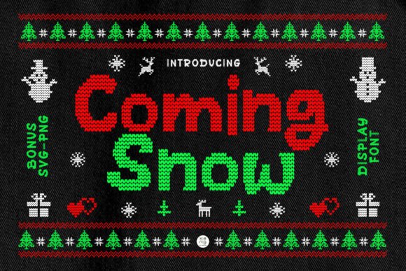 Coming Snow: Adding Festive Embroidery Style to Designs