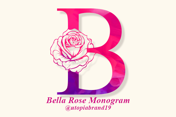 Elevate Your Designs with Bella Rose Monogram