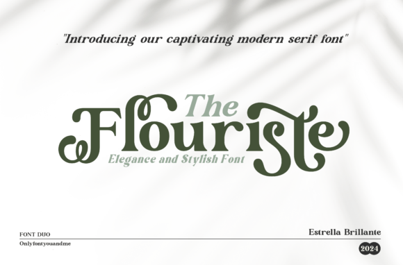 Elevating Visual Identity: A Professional Look at the Flouriste Serif Font