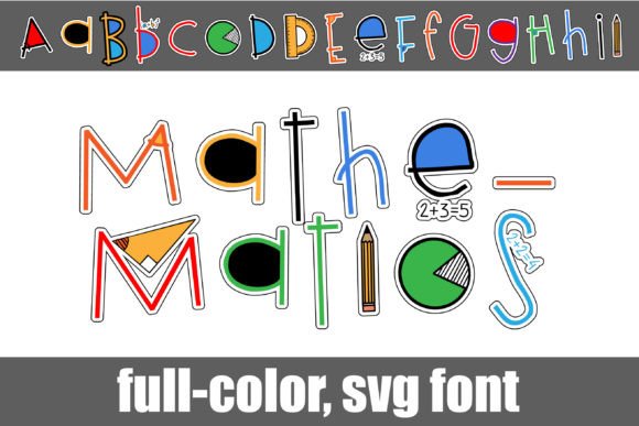 Mathematics: The Colorful Font That Turns Letters into Equations