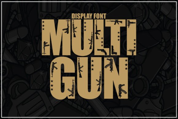 Multi Gun: The Fun Decorative Font for Dynamic Design Projects