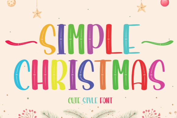 Simple Christmas: How a Playful Typeface is Redefining Festive Design